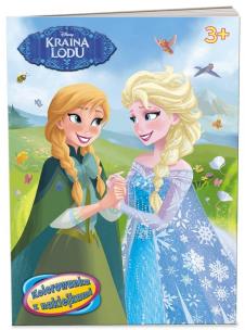 Okładka książki Kraina lodu. Kolorowanka z naklejkami