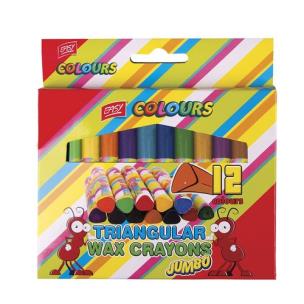 Opakowanie Kredka świecowa trójkątna 12 kolorów