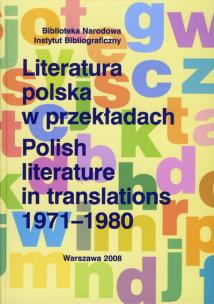 Okładka książki Literatura polska w przekładach 1971-1980