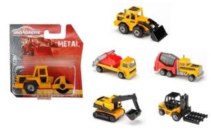 Opakowanie Majorette pojazdy budowlane, 6 rodzajów