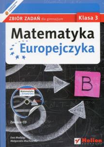 Okładka książki Matematyka Europejczyka 3 Zbiór zadań z płytą CD