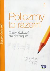Okładka książki Matematyka GIM 1 Policzmy to razem ćw. NE