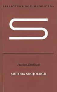 Okładka książki Metoda socjologii