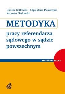 Okładka książki Metodyka pracy referendarza sądowego w sądzie powszechnym
