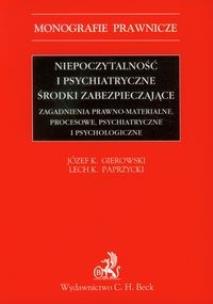 Okładka książki Niepoczytalność i psychiatryczne środki zabezpieczające
