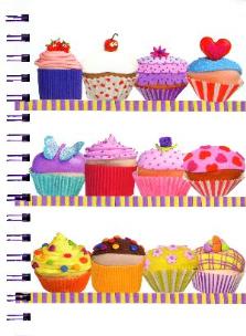 Okładka książki Notatnik A5. Mufinki. Marzipan