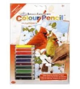 Opakowanie Numerkowe Rysowanie Para Kardynałów Mini