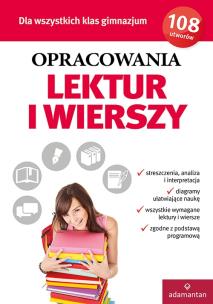 Opracowania lektur i wierszy dla wszystkich klas gimnazjum. Autor: Opracowanie zbiorowe. Multiszop.pl Okładka książki Opracowania lektur i wierszy dla wszystkich klas gimnazjum