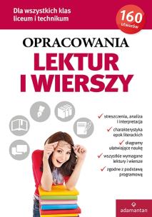 Opracowania lektur i wierszy dla wszystkich klas liceum i tehnikum. Autor: Opracowanie zbiorowe. Multiszop.pl Okładka książki Opracowania lektur i wierszy dla wszystkich klas liceum i tehnikum