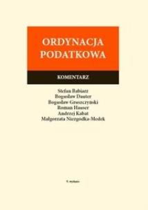Okładka książki Ordynacja podatkowa. Komentarz