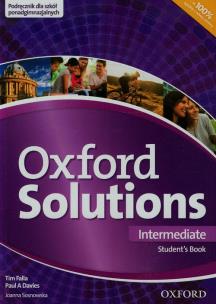 Okładka książki Oxford Solutions Intermediate Podręcznik
