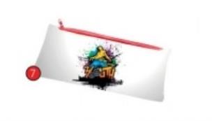 Opakowanie Piórnik z nadrukiem na suwak Youth