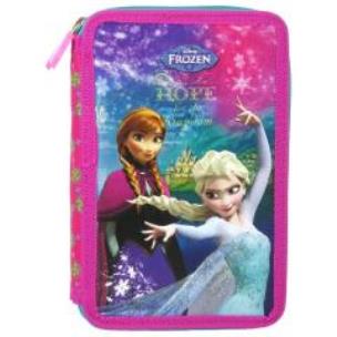 Opakowanie Piórnik z wyposażeniem 2-kom. Kraina Lodu  DERFORM