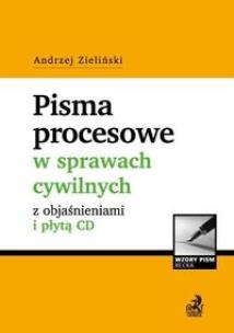 Okładka książki Pisma procesowe w sprawach cywilnych...+ CD