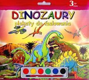 Okładka książki Plakaty do malowania. Dinozaury FK