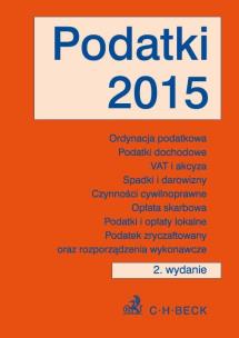Okładka książki Podatki 2015