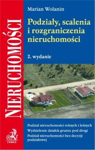 Okładka książki Podziały, scalenia i rozgraniczenia nieruchomości