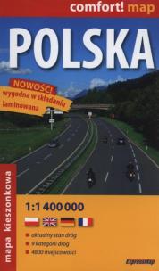 Opakowanie Polska mapa kieszonkowa 1:1 400 000