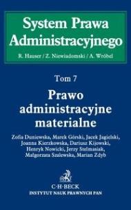 Okładka książki Prawo administracyjne materialne t.7