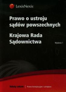 Opakowanie Prawo o ustroju sądów powszechnych Krajowa Rada Sądownictwa