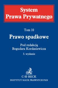 Opakowanie Prawo spadkowe System Prawa Prywatnego Tom 10