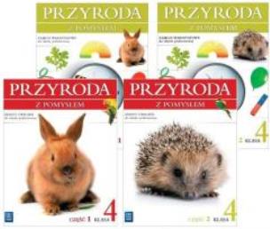 Okładka książki Przyroda SP 4 Przyroda z pomysłem Z.Warszt+Ćw WSiP