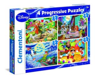 Opakowanie Puzzle 12+20+24+35 Progressive Disney Classic