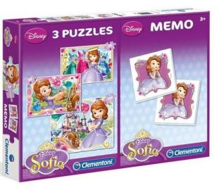 Opakowanie Puzzle 20+20+100 Memo Jej Wysokość Zosia