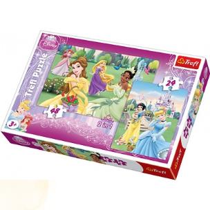 Opakowanie Puzzle 2w1 Księżniczki TREFL