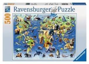Opakowanie Puzzle 500 Zagrożone zwierzęta