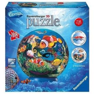 Opakowanie Puzzle kuliste 3D Ocean 108 elementów