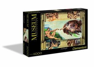 Opakowanie Puzzle Museum Collection Michaelangelo The creation of Man 6000