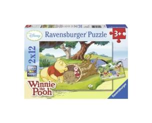 Opakowanie Puzzle Wielki dzień z Kubusiem Puchatkiem 2x12