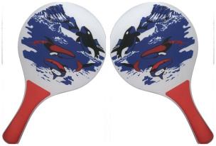 Opakowanie Rakietki plażowe czerwone