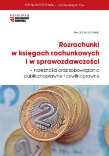 Okładka książki Rozrachunki w księgach rachunkowych i w sprawozdawczości