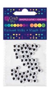 Opakowanie Ruchome oczka 6mm 50 sztuk bpz