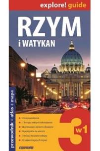 Okładka książki Rzym i Watykan 3w1, przewodnik+atlas+mapa, wyd.4
