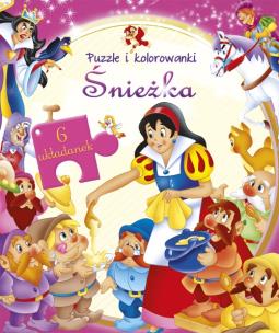 Okładka książki Śnieżka. Puzzle i kolorowanki