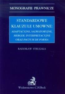 Okładka książki Standardowe klauzule umowne
