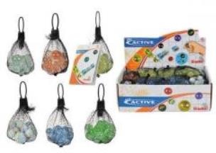 Okładka książki Szklane kuleczki w siatce, 6 rodzajów