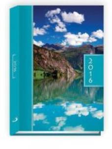 Okładka książki Terminarz 2016 - A5 Kolorowy - jezioro