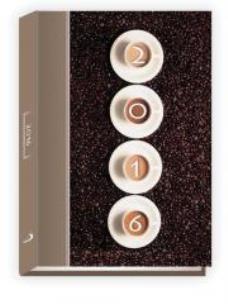 Okładka książki Terminarz 2016 - A5 Kolorowy - kawa