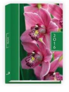 Okładka książki Terminarz 2016 - A5 Kolorowy - storczyk
