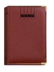 Okładka książki Terminarz 2016 - A5 Lux - złocony brązowy