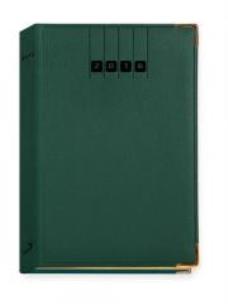 Okładka książki Terminarz 2016 - A5 Lux - złocony zielony