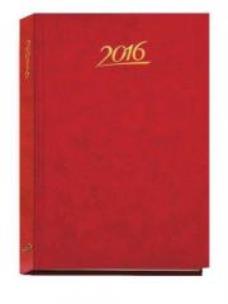 Okładka książki Terminarz 2016 - A5 Standard - czerwony