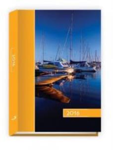 Okładka książki Terminarz 2016 - B6 Kolorowy - żaglówki