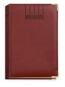 Okładka książki Terminarz 2016 - B6 Lux - złocony brązowy