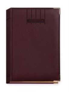 Okładka książki Terminarz 2016 - B6 Lux - złocony czekoladowy