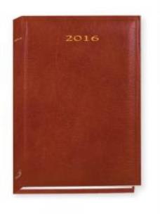 Okładka książki Terminarz 2016 - B6 Marid - brązowy